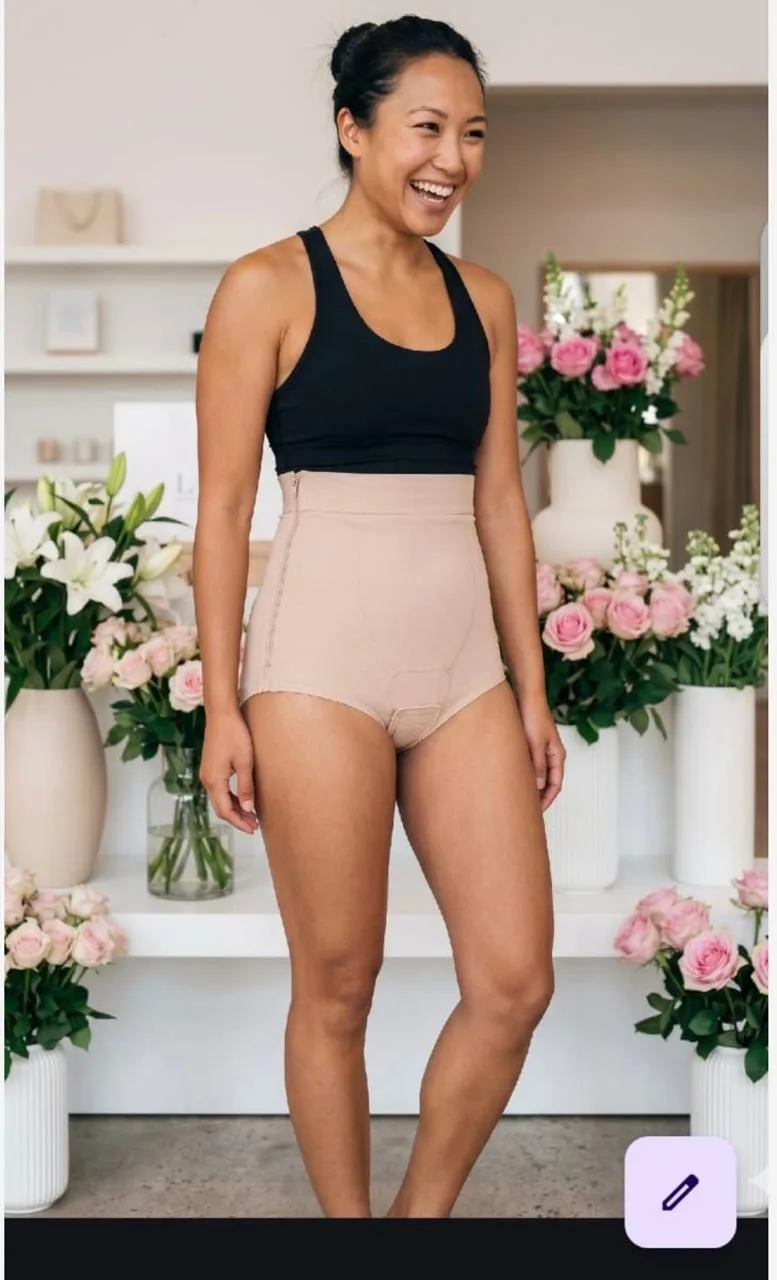 CINTA INGUINAL COM ZIPER LATERAL